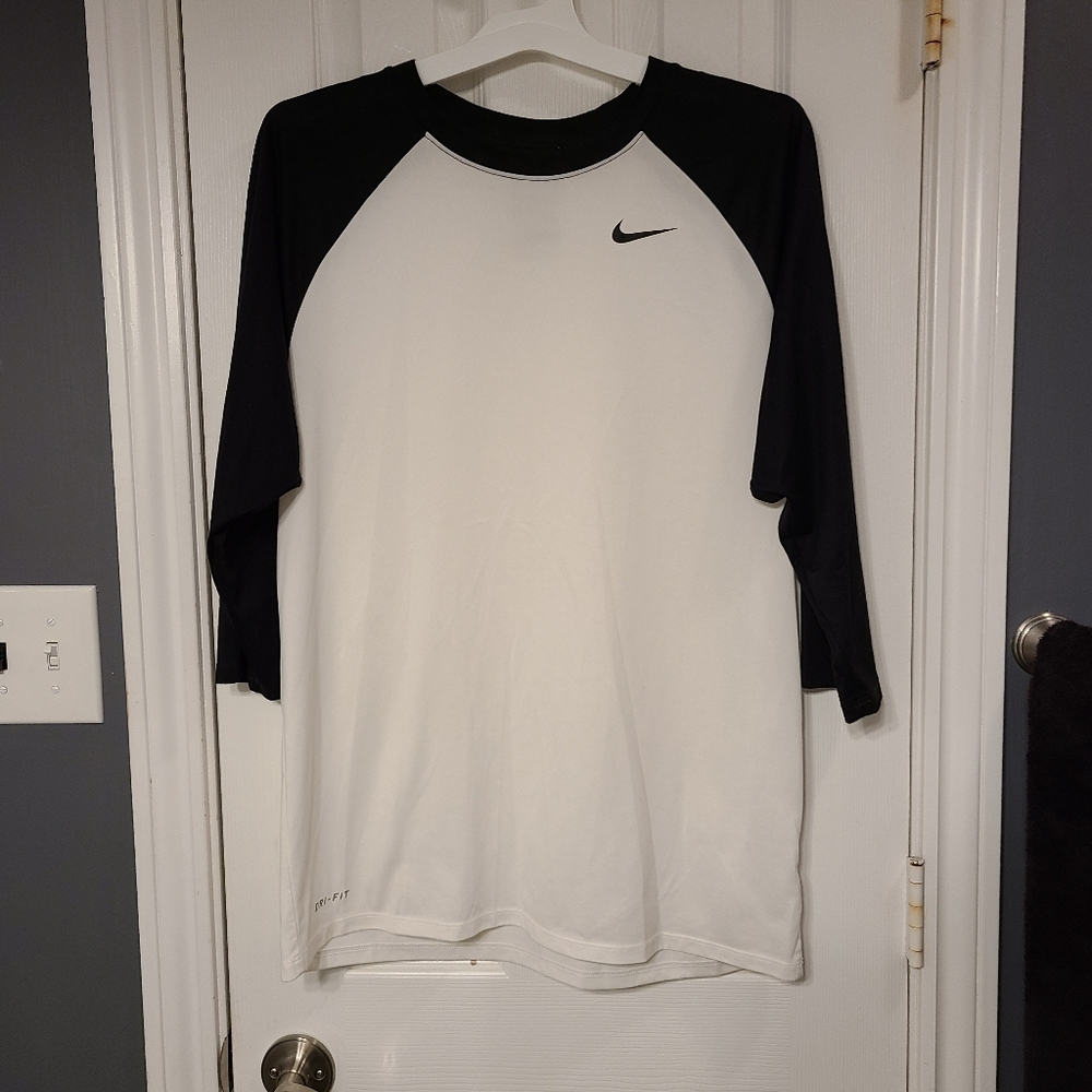 Nike Men's Dri-Fit 3/4 Sleeve Tee - L